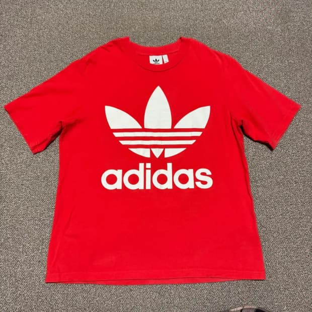 2xl 아디다스 빅로고 반팔