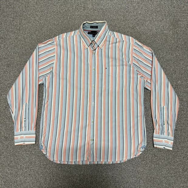 S 타미힐피거 스트라이프 셔츠