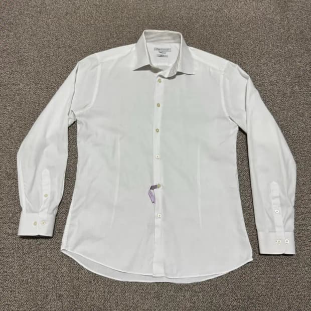 L 질스튜어트 화이트 셔츠 슬림핏