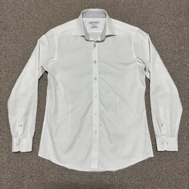 L 질스튜어트 화이트 셔츠 슬림핏