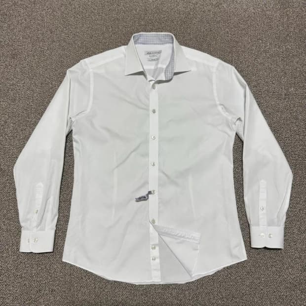 L 질스튜어트 화이트 셔츠 슬림핏