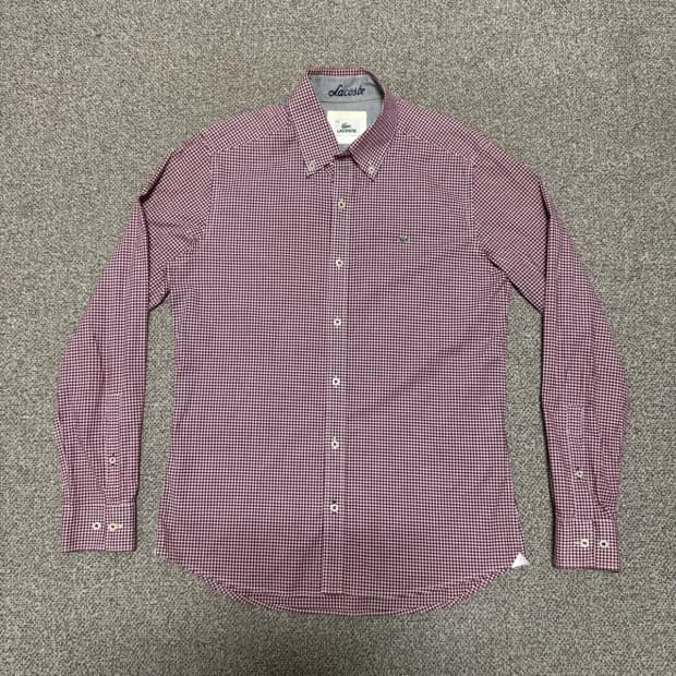 40 라코스테 체크 셔츠
