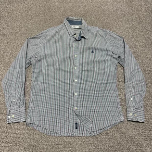 105 빈폴 체크 셔츠 슬림