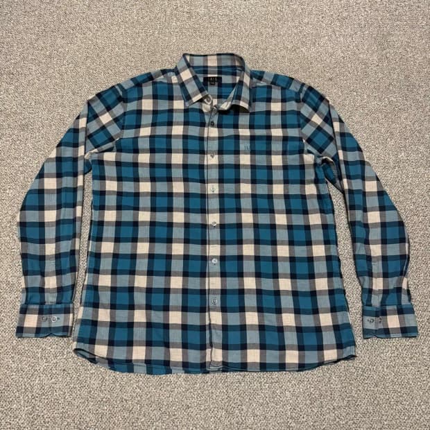 110 닥스 체크 셔츠