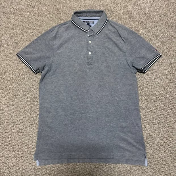 L 타미힐피거 반팔 카라티