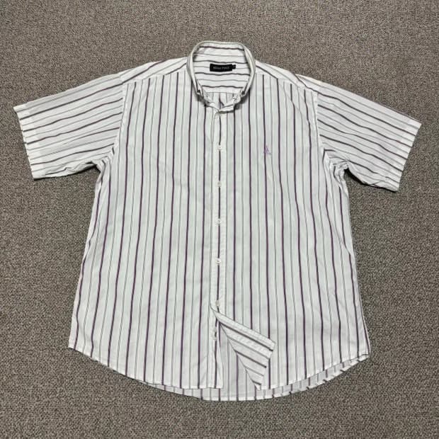 105 빈폴 스트라이프 반팔 셔츠