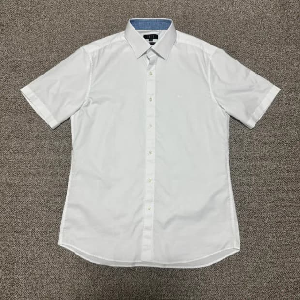 100 닥스 화이트 반팔 셔츠