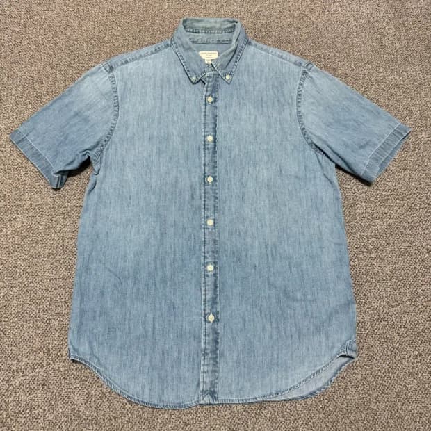 M 클럽모나코 데님 반팔 셔츠