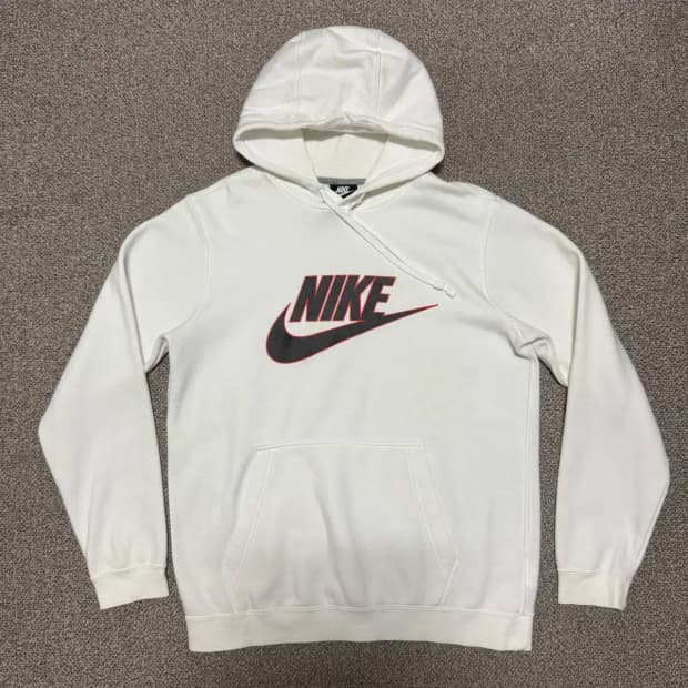 L 나이키 빅로고 후드티