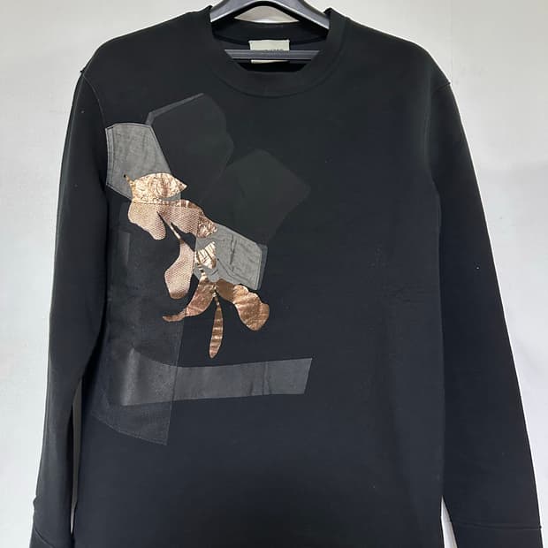 솔리드옴므 블랙 맨투맨 48사이즈