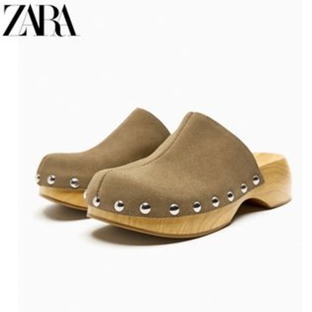 자라 스웨이드 클로그 37사이즈