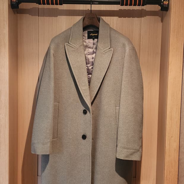 (새상품)TNGT 싱글 모직코트 오버핏 S~M