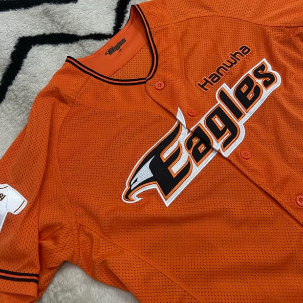 [L]한화이글스 반팔 유니폼/호잉 패치