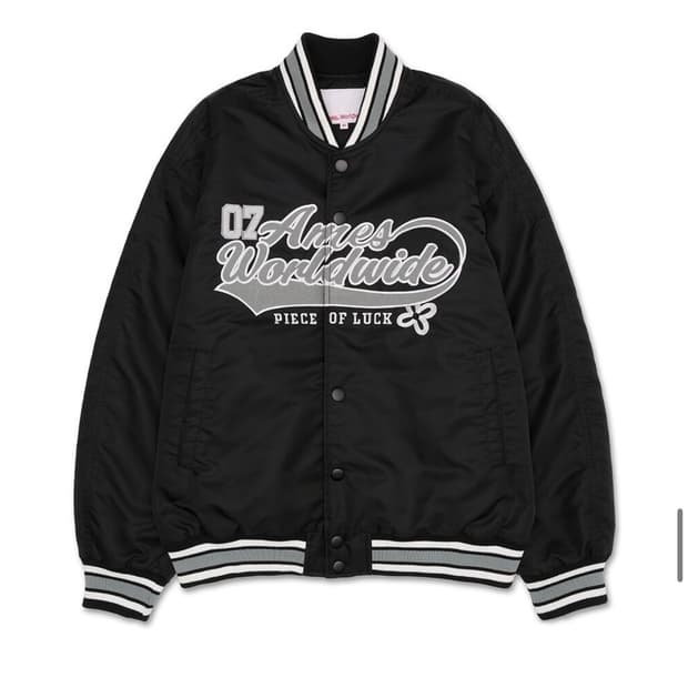 아메스월드와이드 나일론 스타디움 자켓 블랙 L