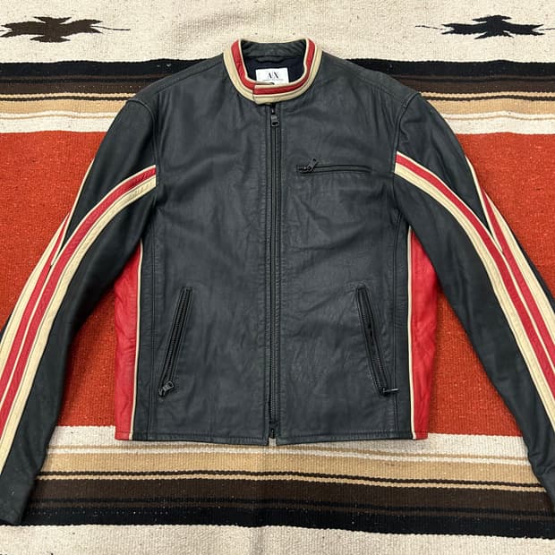 알마니 익스체인지 싱글 라이더자켓
