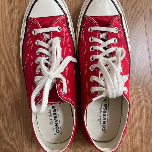 컨버스 척 70 로우 레드