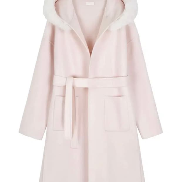 클리시어 - Lilac merino wool coat 라일락 코트