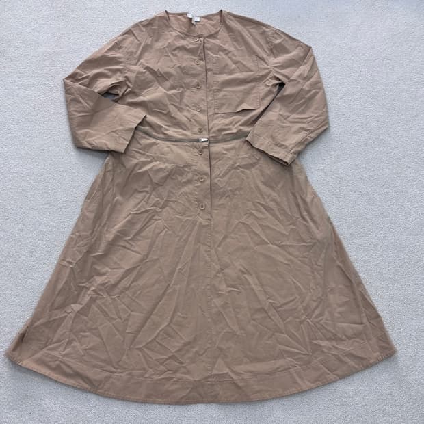 38 코스 코튼 셔츠 여성 롱원피스 0316E