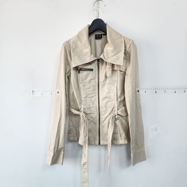 아르마니 익스체인지 벨트 자켓