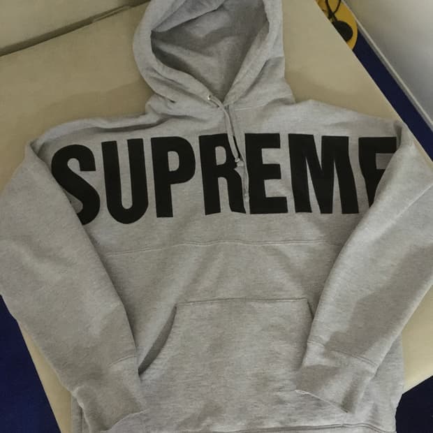 슈프림 빅로고 후드티