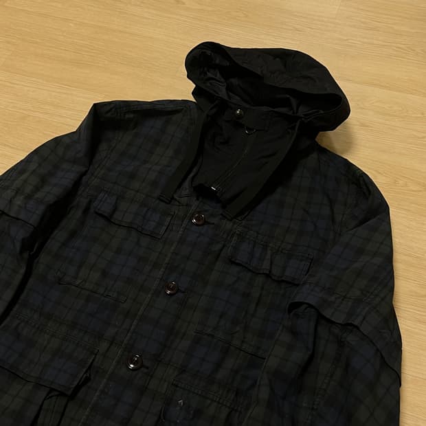 [L] 이스트로그 블랙와치 체크 c-1자켓