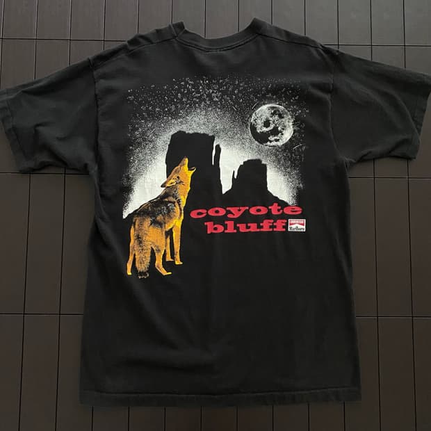 (XL) 90s 빈티지 말보로 코요테 티셔츠