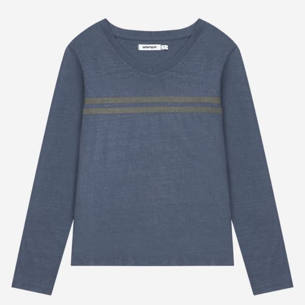 safarispot 1/2 pigment liner v-neck tee 