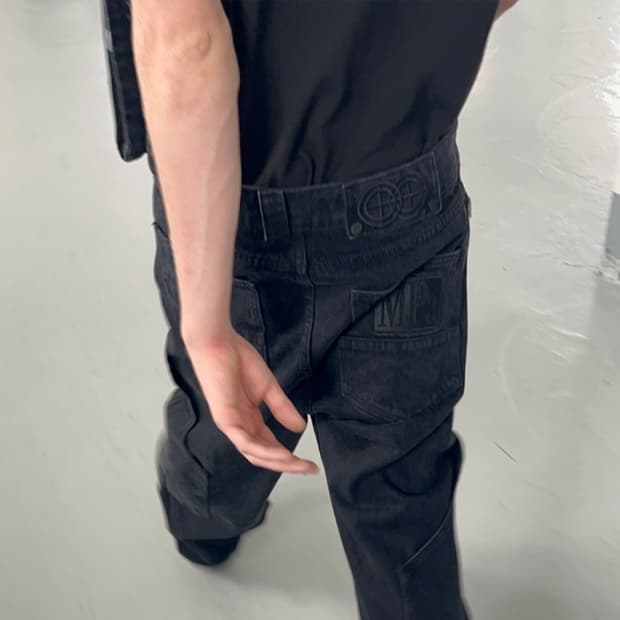 MPa CALF POCKET PANTS (BLACK) - S