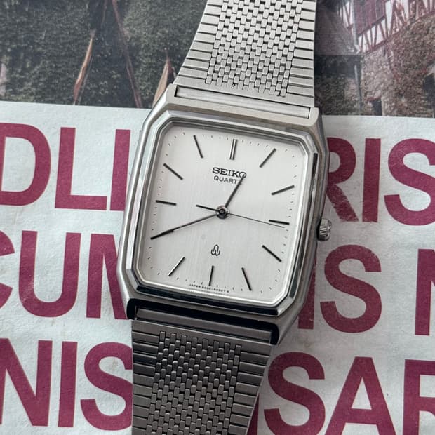 세이코 Seiko 쿼츠 스퀘어 
