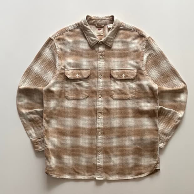 Levi's 리바이스 플란넬 타탄 체크 웨스턴 셔츠