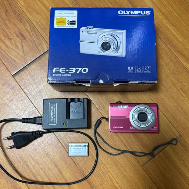올림푸스 FE-370 디지털 카메라 디카(고장/부품용)