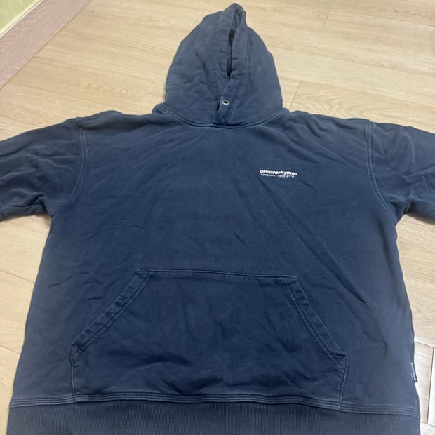  그루브라임 NYC LOCATION HOOD T-SHIRTS (Navy)