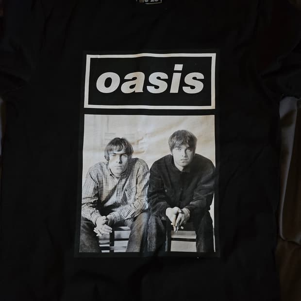 (M) 오아시스 라이브 굿즈 티셔츠