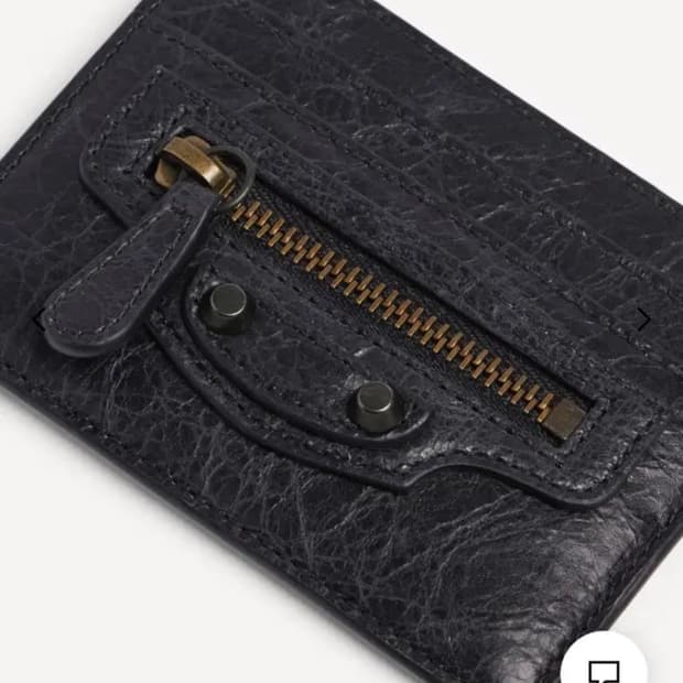 발렌시아가 르시티 카드홀더 블랙