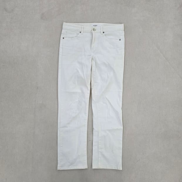 [28] 게스 여성 화이트 진 흰바지 1231J