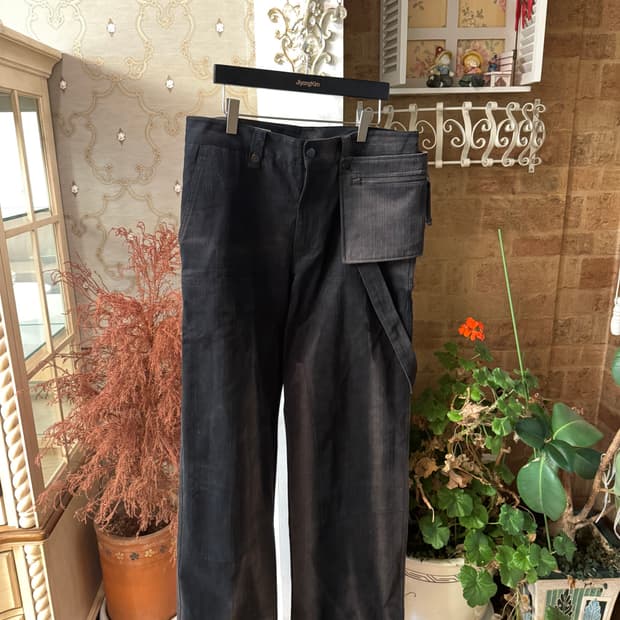 [L] 지용킴 25AW 더블니 팬츠 블랙