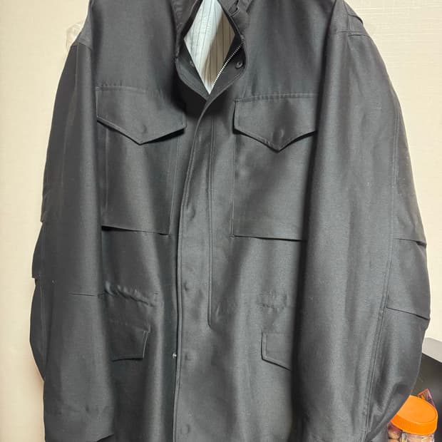 강정석 실크 M65 필드 자켓 블랙