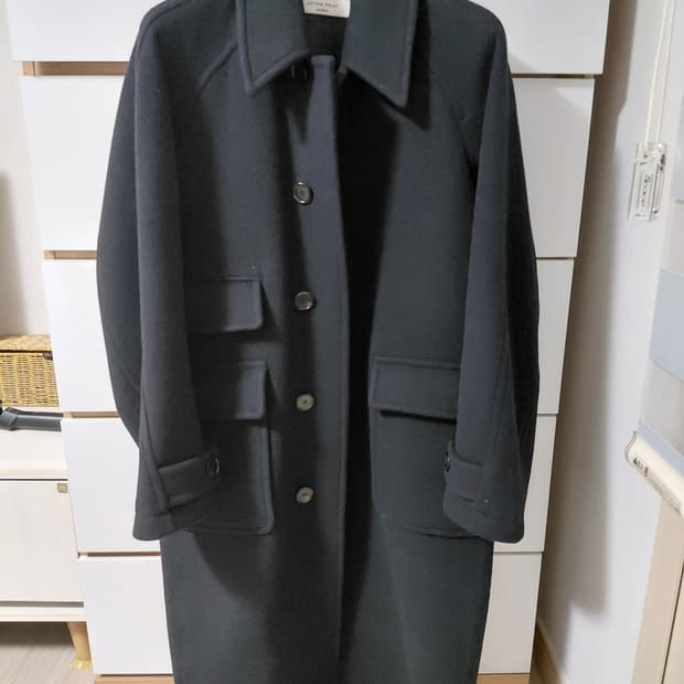 [AFTER PRAY] 투어리스트 캐시미어 발마칸 코트 블랙