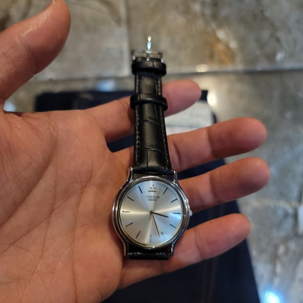 세이코 크레도르 쿼츠 시계