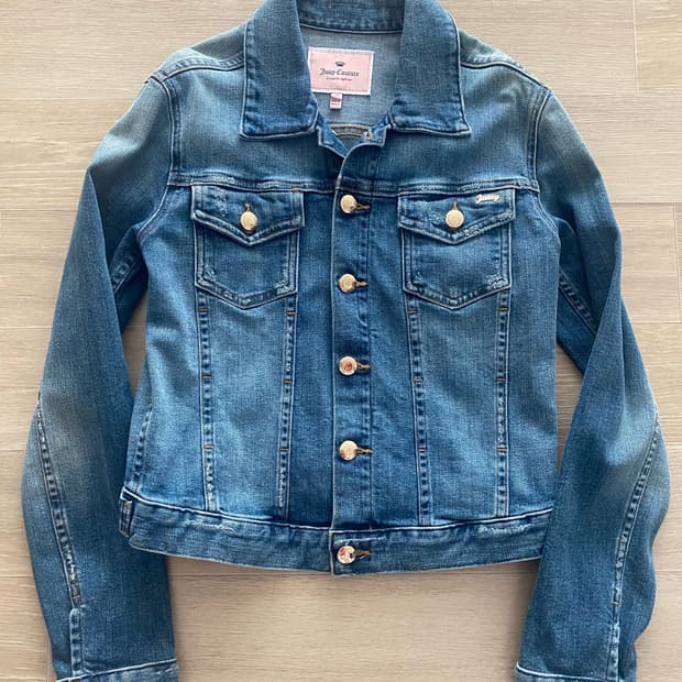 juicy couture 데님 자켓