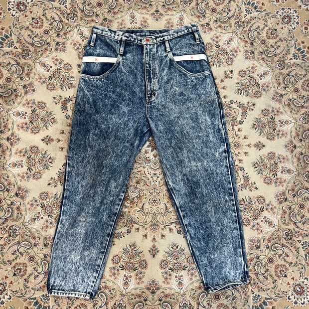 JPN VTG 스톤 워시드 데님팬츠