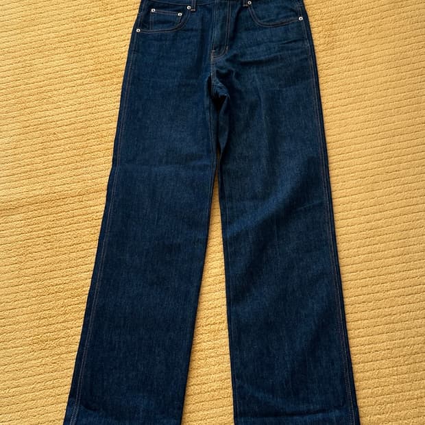 [렉토] S 블루 빈센트 스트레이트 핏 데님 진