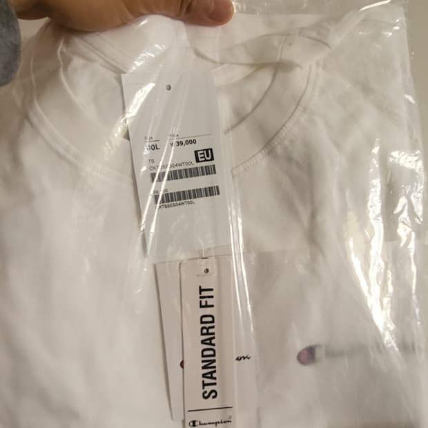 챔피언 남성 티셔츠 100