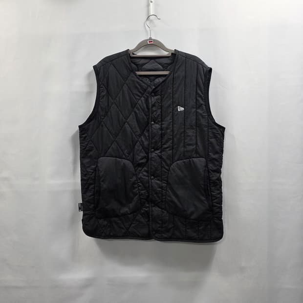 1798 뉴에라 블랙 다이아 퀼팅 조끼 패딩 베스트 105