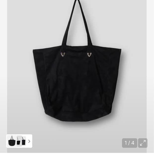 WESTERN HANDLE SHOPPER BAG BLACK 숄더백 판매