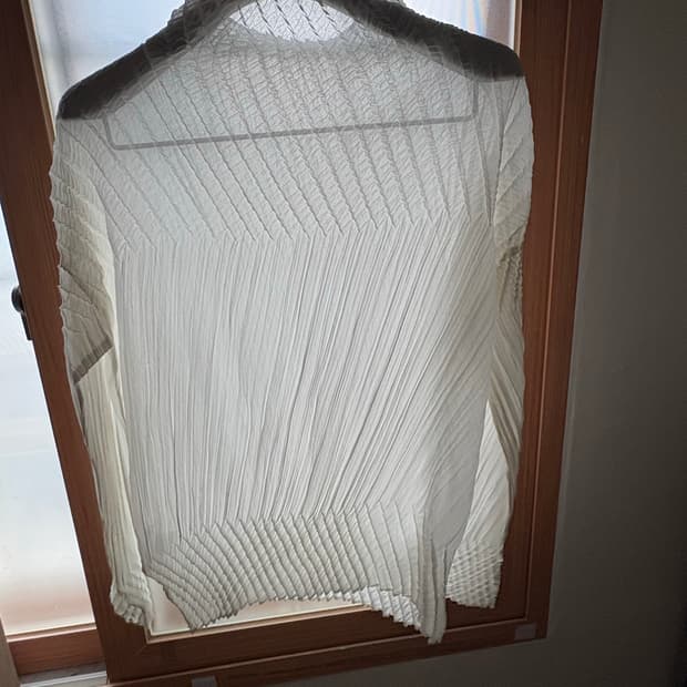 Issey miyake pleats mock neck top.