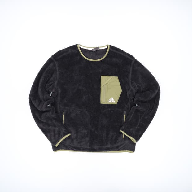 M 아디다스 후리스 맨투맨 0410H1