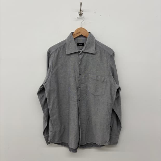 보스 BOSS 패턴 셔츠 남방 남성 M