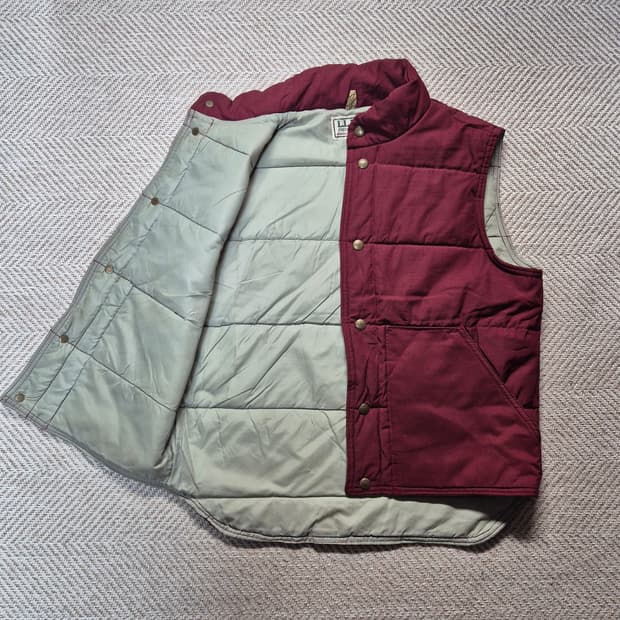 90s 엘엘빈 패딩 베스트