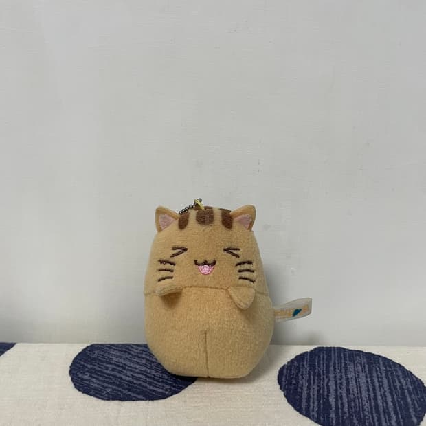 >_< 꺄 표정의 고양이 인형 키링